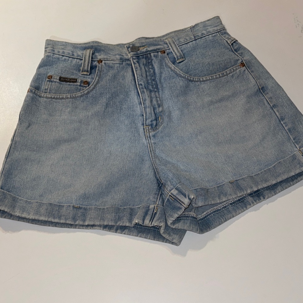 Vintage New York Jeans Light blue Jean Shorts